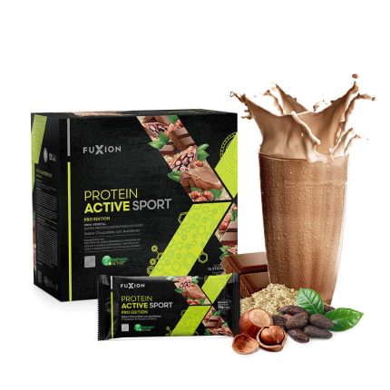 PROTEIN ACTIVE SPORT - CHOCOLATE CON AVELLANAS <br><b>Caja 14 sticks x 25 gr</b>
